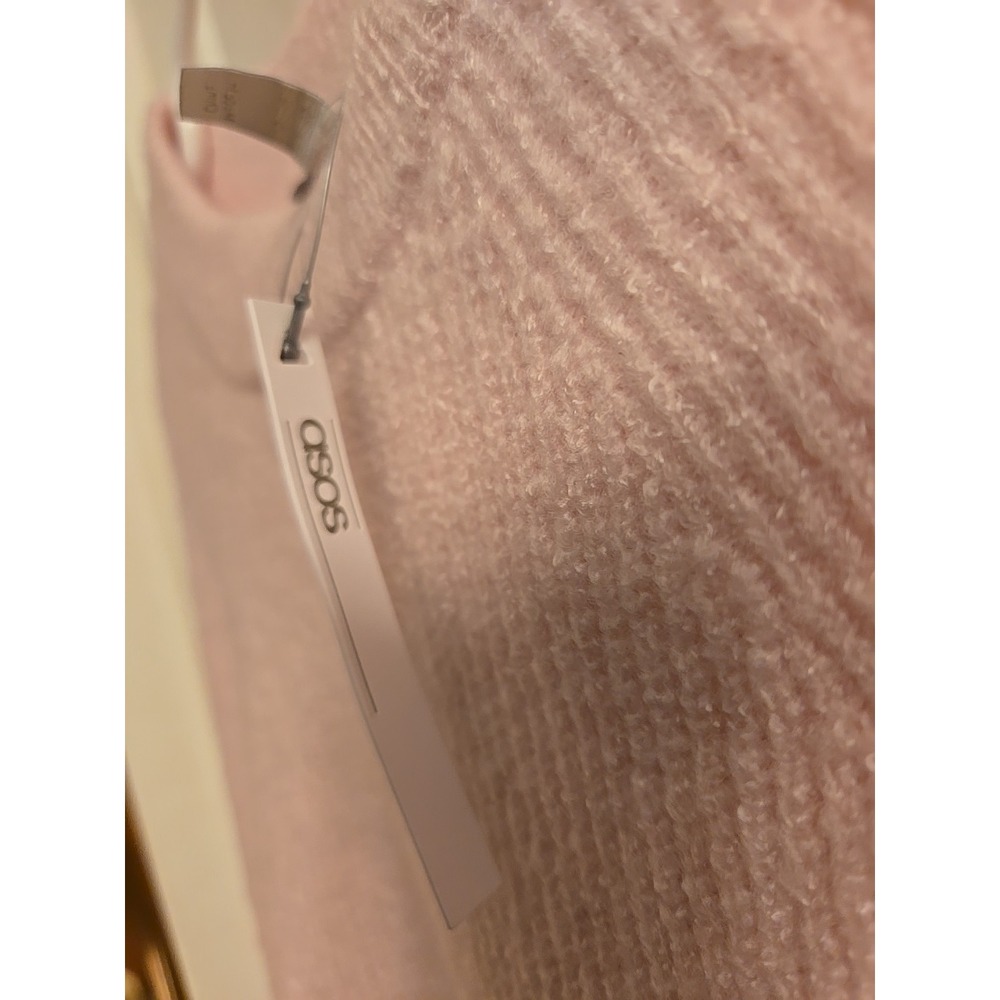 ASOS Womens Pink Long Sleeve Sweater Size 4 NWT - Picture 3 of 8